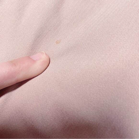 ANTHROPOLOGIE Elevenses Wide Leg Muted Pink Pants w/ Beads & Sequins Size 12 - Picture 5 of 6